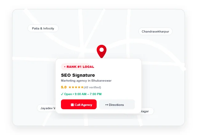 Local SEO services Bhubaneswar Google Business Profile 3-pack map ranking